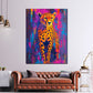 Ghepardo pop art colori vivaci quadro