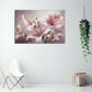 Gigli rosa fiori macro colori pastello sfondo delicato quadro