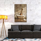 Giraffa vasca da bagno schiuma bagno vintage divertente quadro