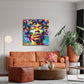 Quadro Hendrix espressivo ambientato