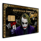 Joker carta american success denaro Pop Art quadro