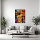 Kobe leggenda del basket in stile Graffiti Pop Art quadro