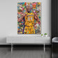 Quadro Kobe basket Pop Art in camera da letto