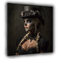 La Catrina donna gotica trucco teschio arte dark quadro