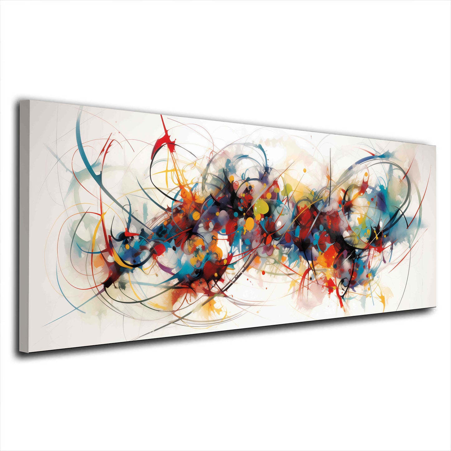 Linee astratte e moderne nell'arte dinamica quadro