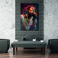 Marley cantante reggae microfono concerto ritratto musicale quadro
