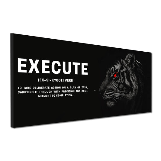 Motivazione tigre successo citazione business quadro