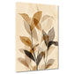 Foglie trasparenti beige natura botanica minimal quadro