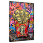 Patatine piene di dollari Cash Only Pop Art Graffiti quadro