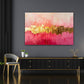 Pittura astratta rosa oro moderna dai toni caldi quadro