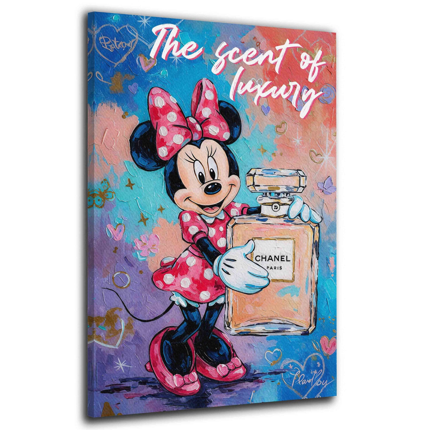 Pop art Topolina Scent of Luxury lusso quadro