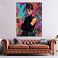 Pop Art Audrey icona fashion elegante quadro