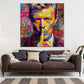 Pop Art Bowie ritratto silenzioso con colori accesi quadro