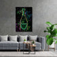 Pop Art champagne lusso colori fluo arte moderna quadro