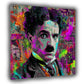 Pop Art Chaplin sguardo intenso urbana quadro
