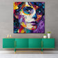 Pop Art La Catrina ritratto messicano colorato quadro