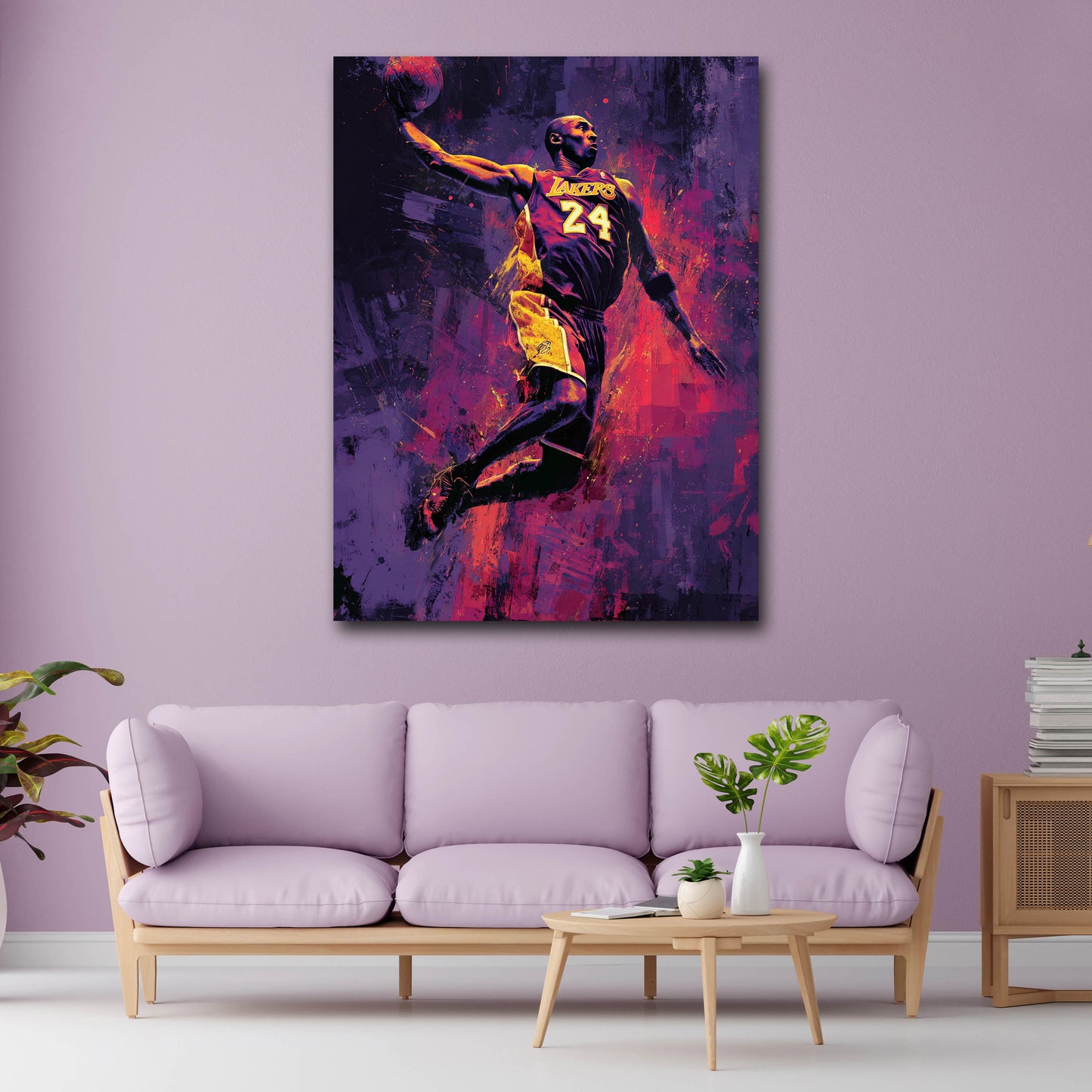 Pop Art leggenda Kobe basket quadro