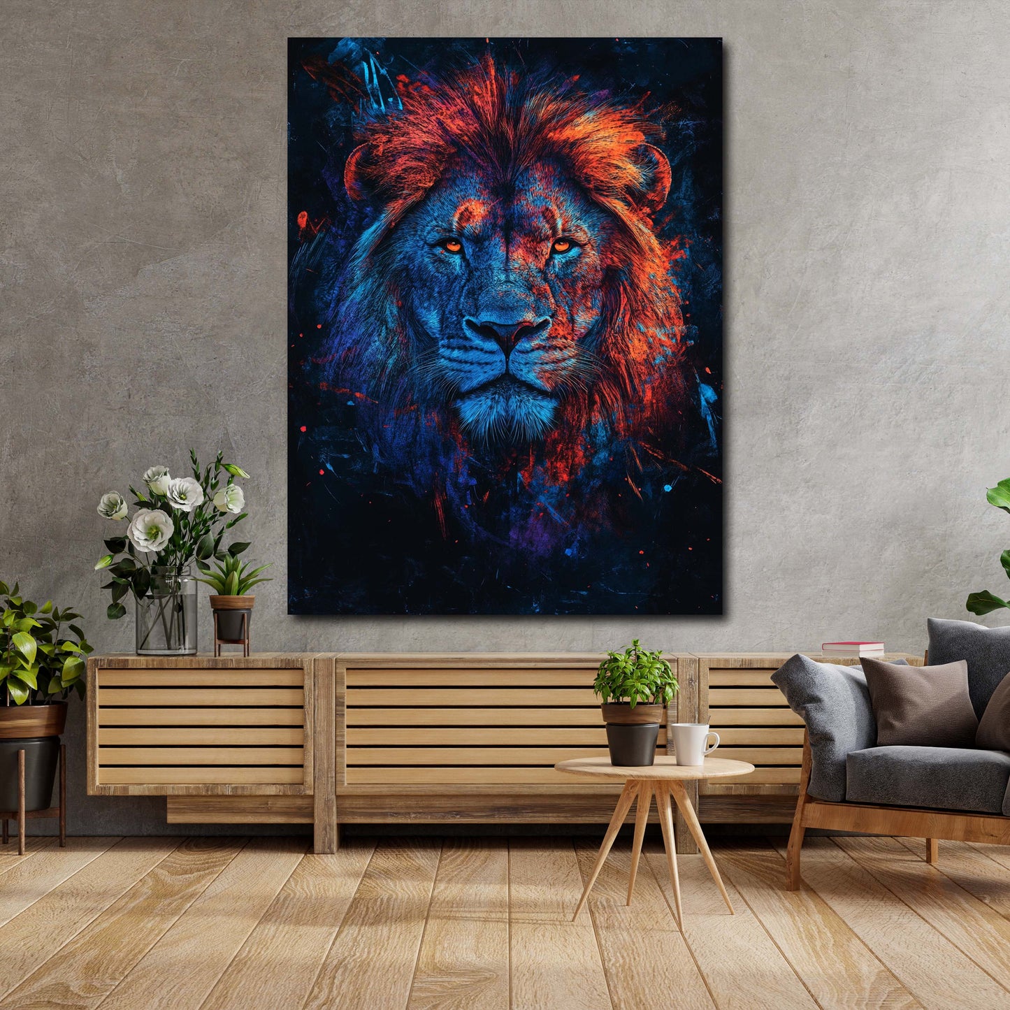 4_3_Vorlage vertikal >> Bilddruck auf Leinwand