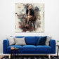Pop Art Marilyn icona fashion in stile vintage quadro