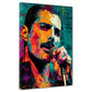 Pop Art Mercury con microfono quadro