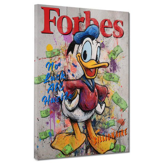 Pop Art papero soldi motivazione billionaire quadro