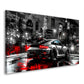 Pop Art Porsche auto sportivo città notte quadro