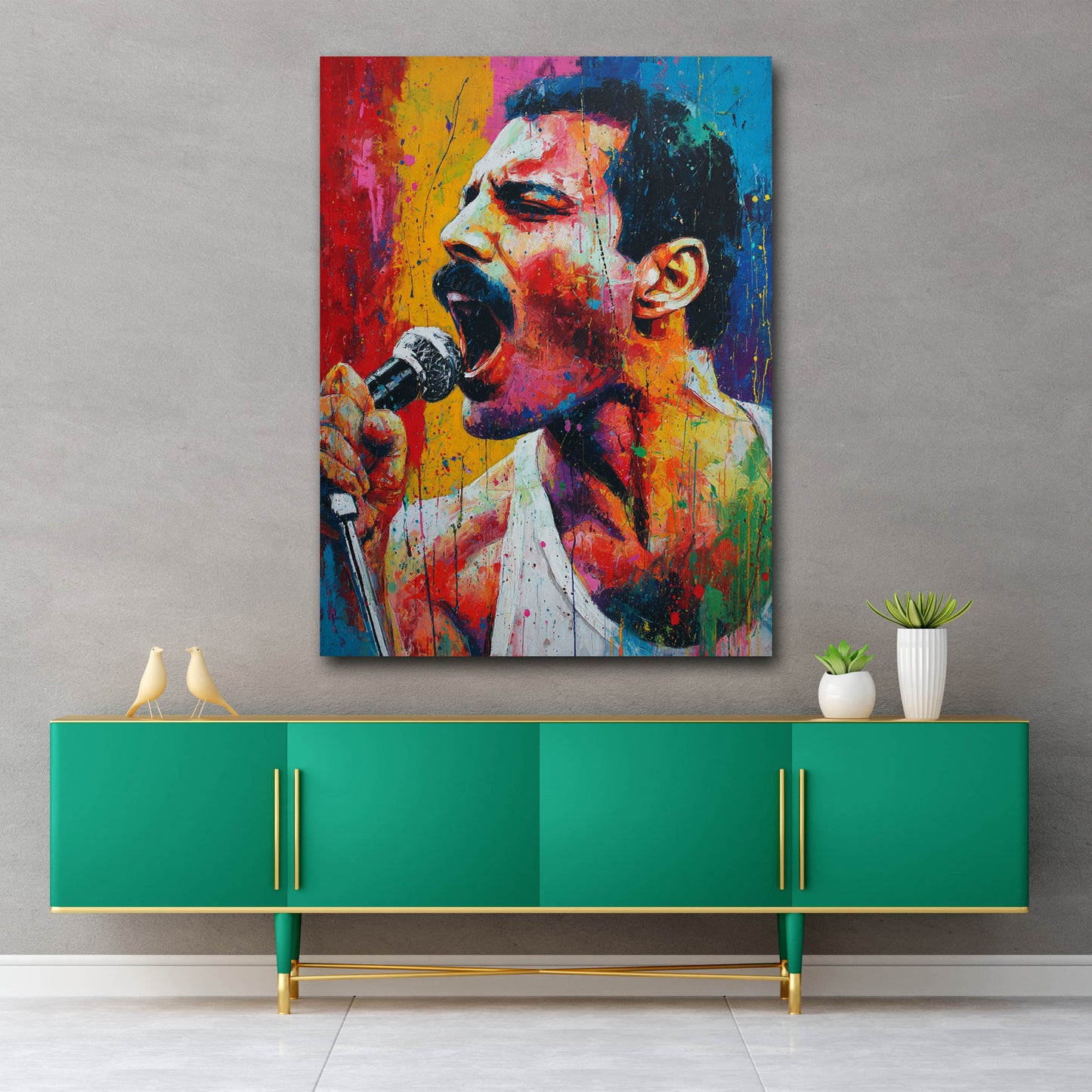 Pop Art ritratto colorato Mercury quadro