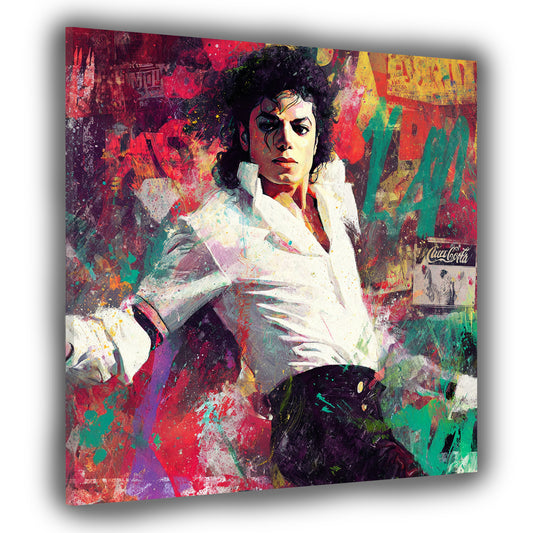 Pop Art ritratto dinamico di Jackson in movimento quadro