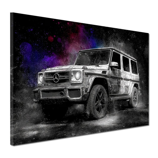 Pop Art suv g classe auto fuoristrada lusso quadro