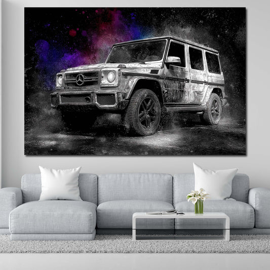 Pop Art suv g classe auto fuoristrada lusso quadro