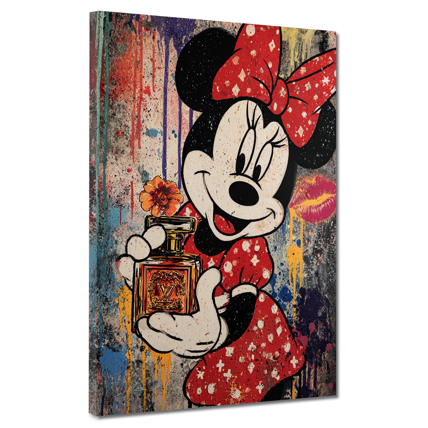 Pop Art topo profumo lusso moda colorato quadro