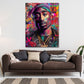Pop Art Tupac ritratto hip hop colorato quadro