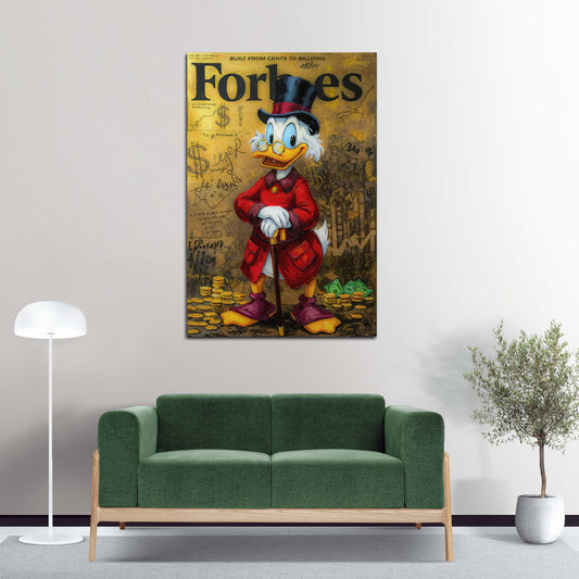 Pop Art paperone ricco soldi business quadro