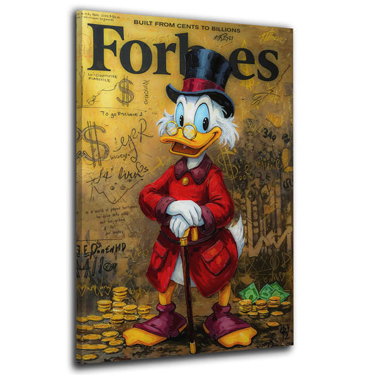 Pop Art paperone ricco soldi business quadro