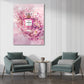 Profumo floreale rosa eleganza artistica quadro