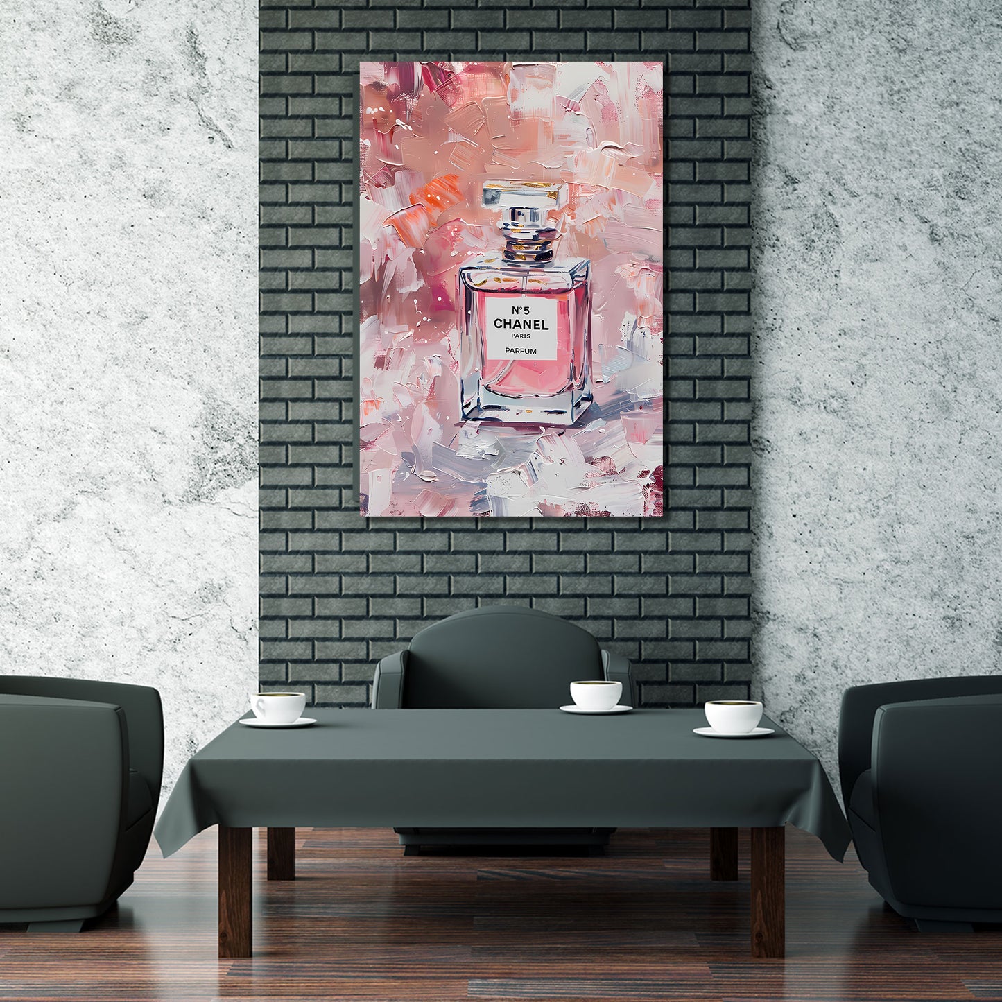 Profumo rosa eleganza arte moderna quadro