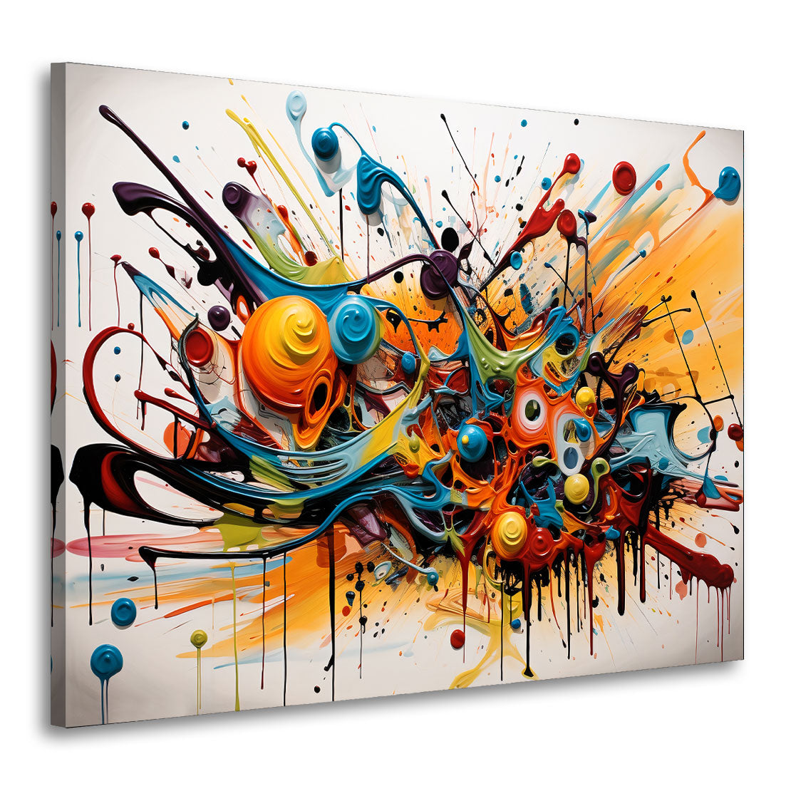 Quadro astratto Splash Color Style