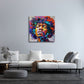 Quadro Hendrix colorato in soggiorno