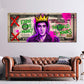 Scarface Il Mondo e Tuo Dollari Pop Art Graffiti moderno quadro