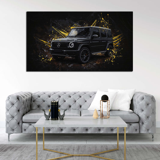 Suv nero classe g arte pop quadro