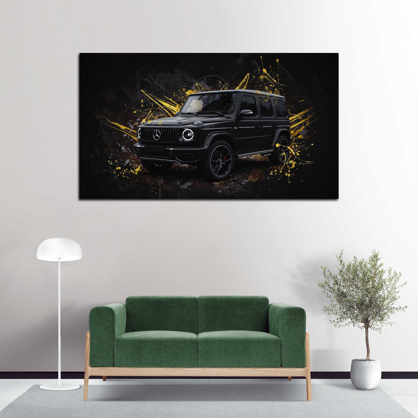 Suv nero classe g arte pop quadro