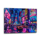 Taxi a Times Square sotto la pioggia quadro - Mockup 1