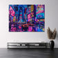 Taxi a Times Square sotto la pioggia quadro - Mockup 3