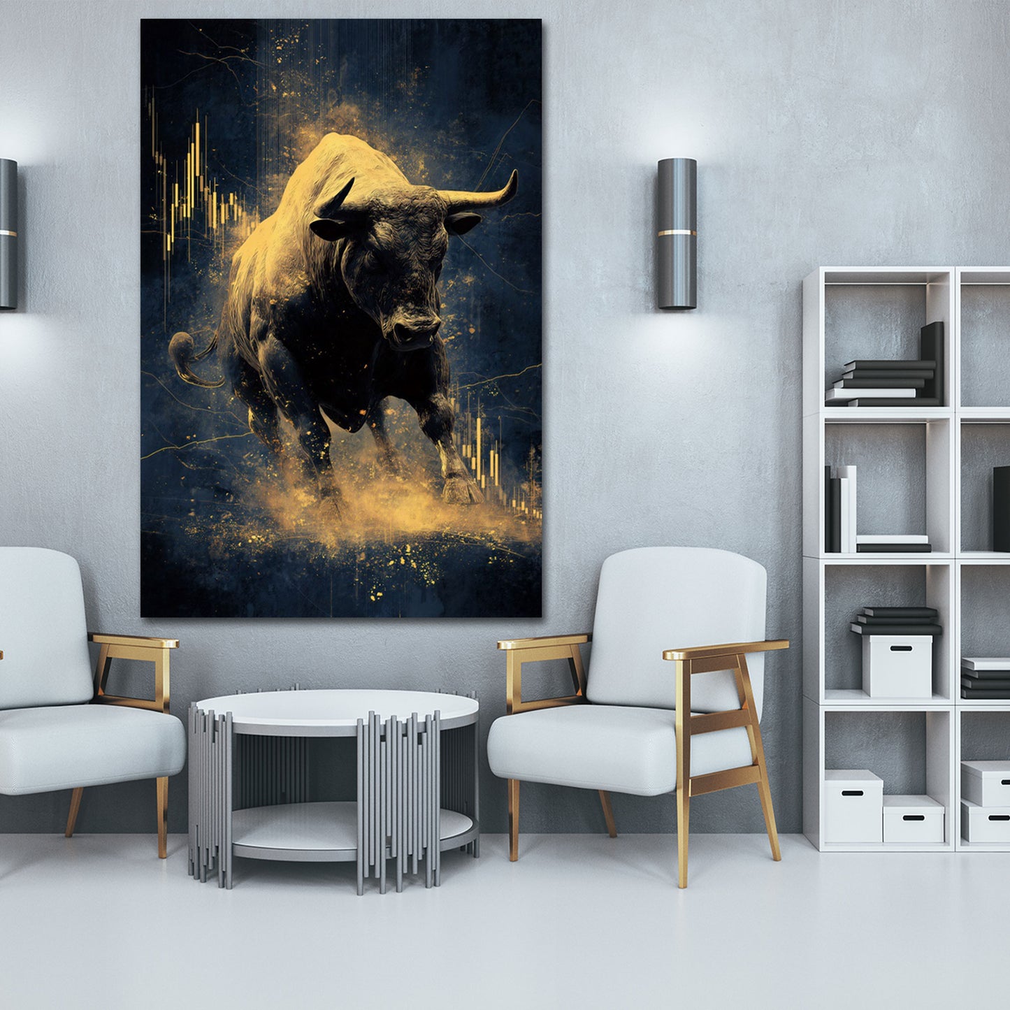 Toro oro borsa trading successo mercato quadro
