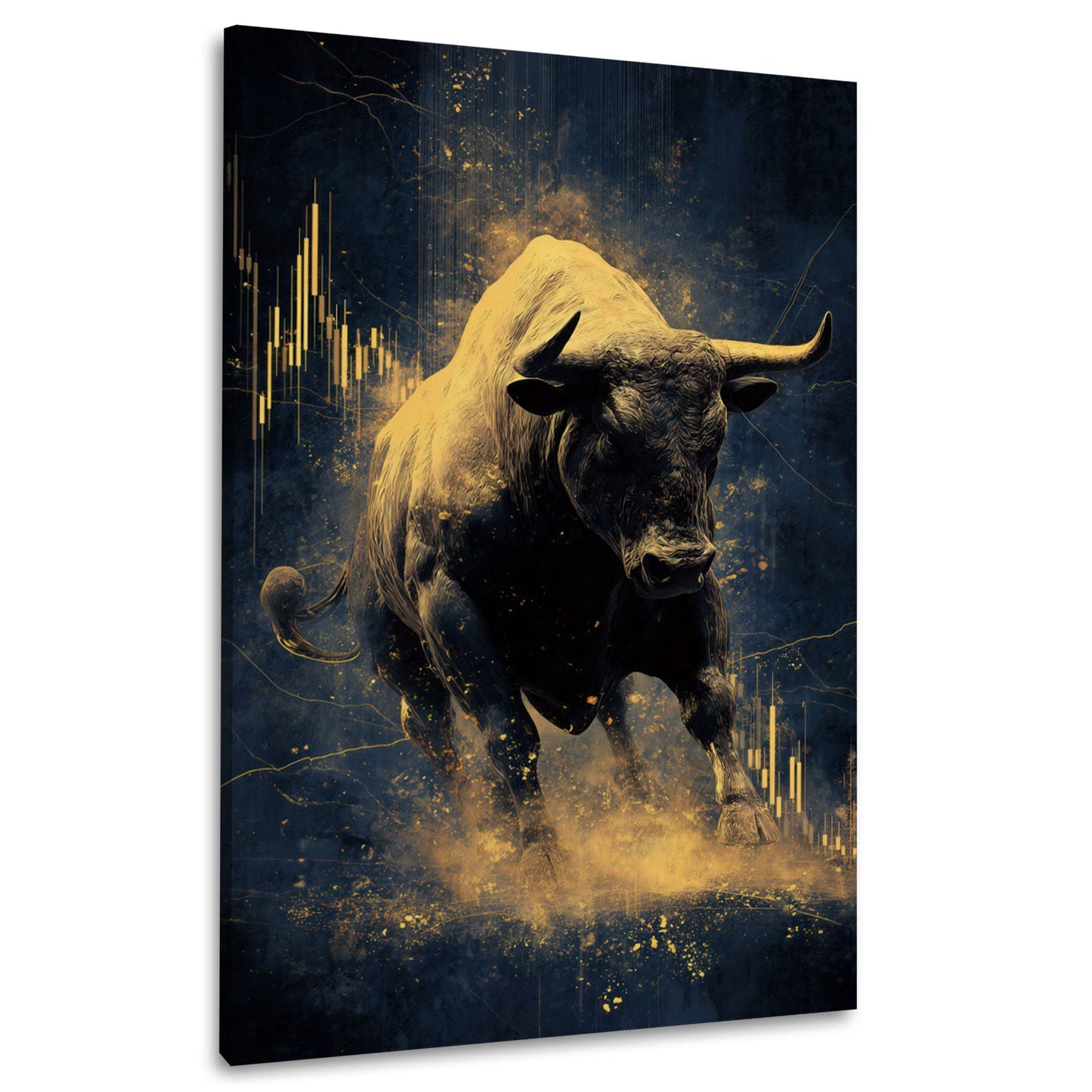 Toro oro borsa trading successo mercato quadro