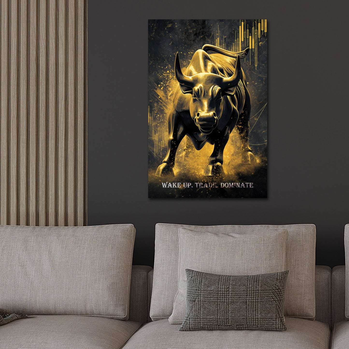 Toro oro borsa trading successo wake up domina quadro