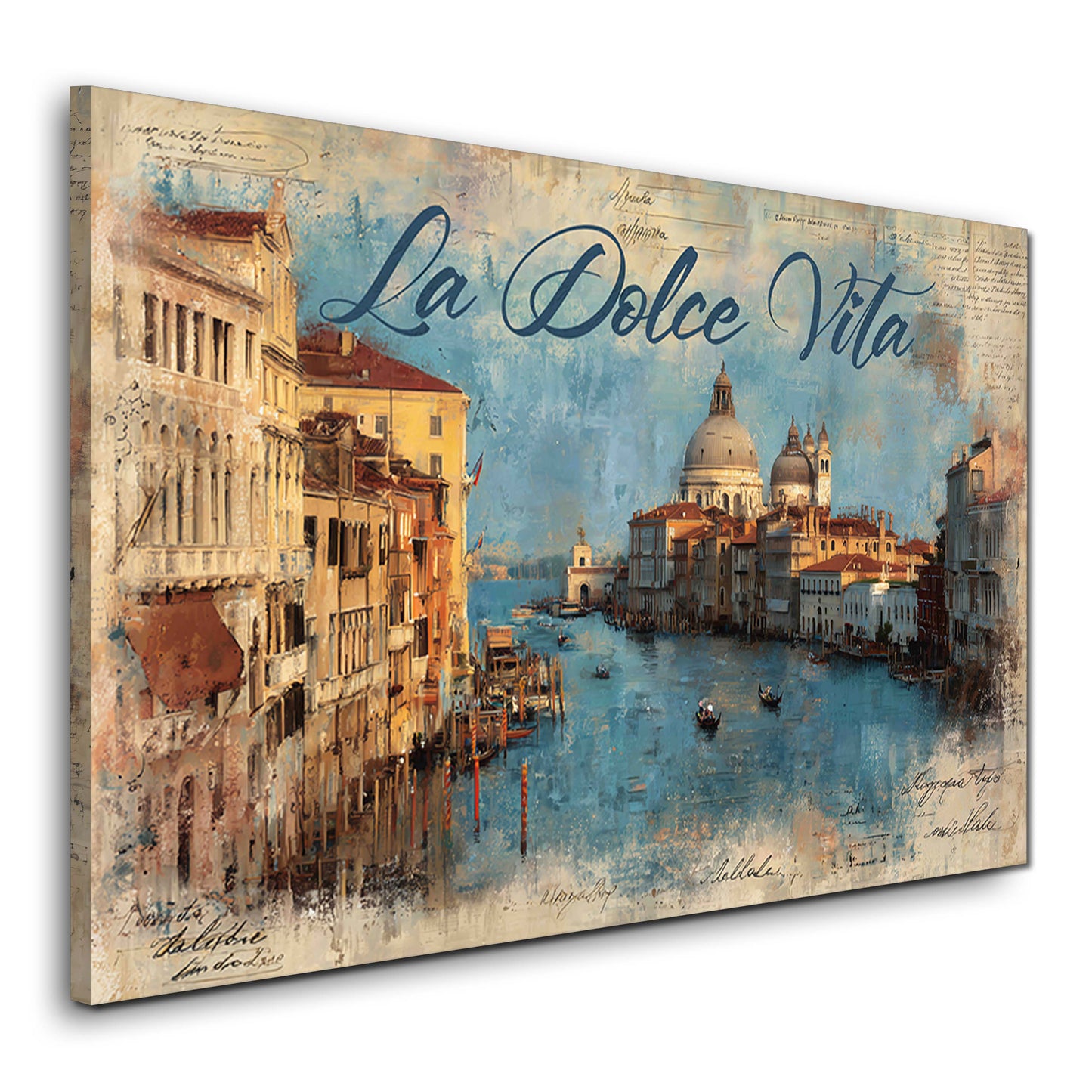 Venezia Canal Grande Santa Maria della Salute paesaggio quadro