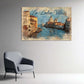 Venezia Canal Grande Santa Maria della Salute paesaggio quadro