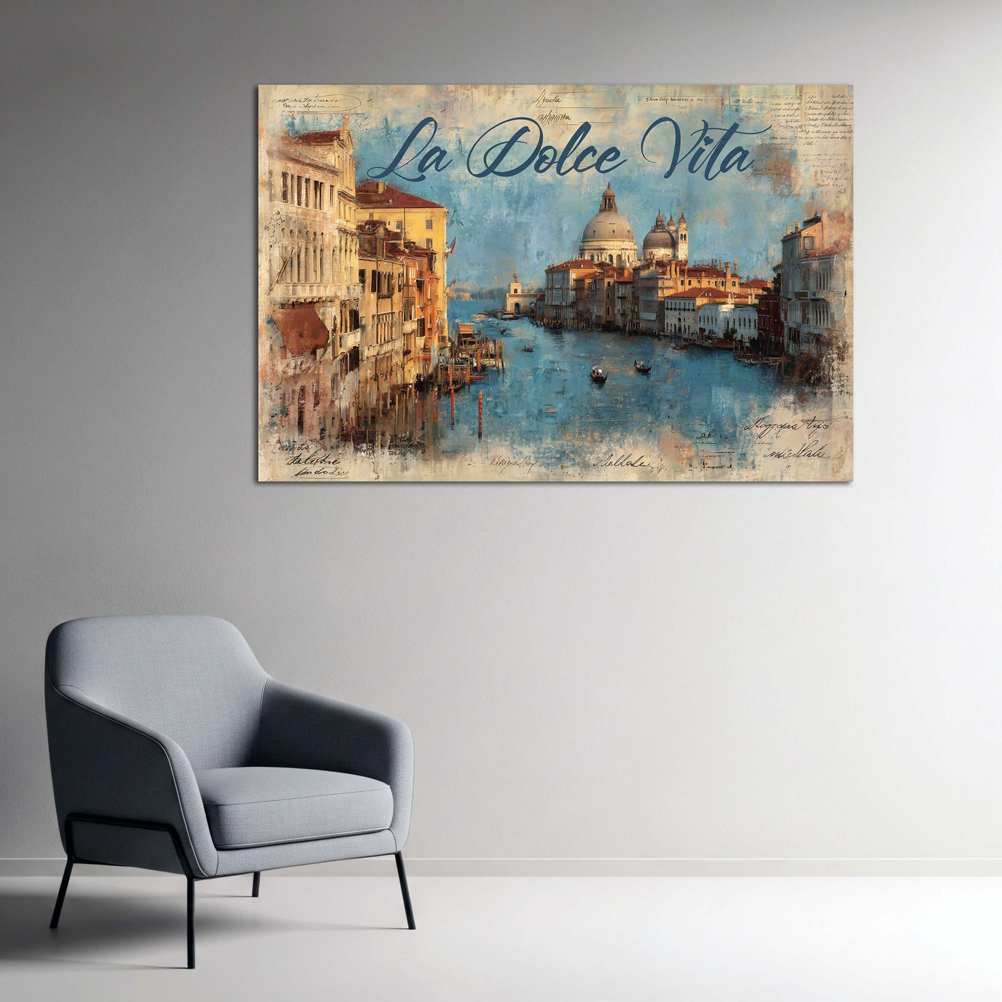 Venezia Canal Grande Santa Maria della Salute paesaggio quadro