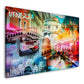 Venezia Pop Art gondole ponti architettura storica quadro
